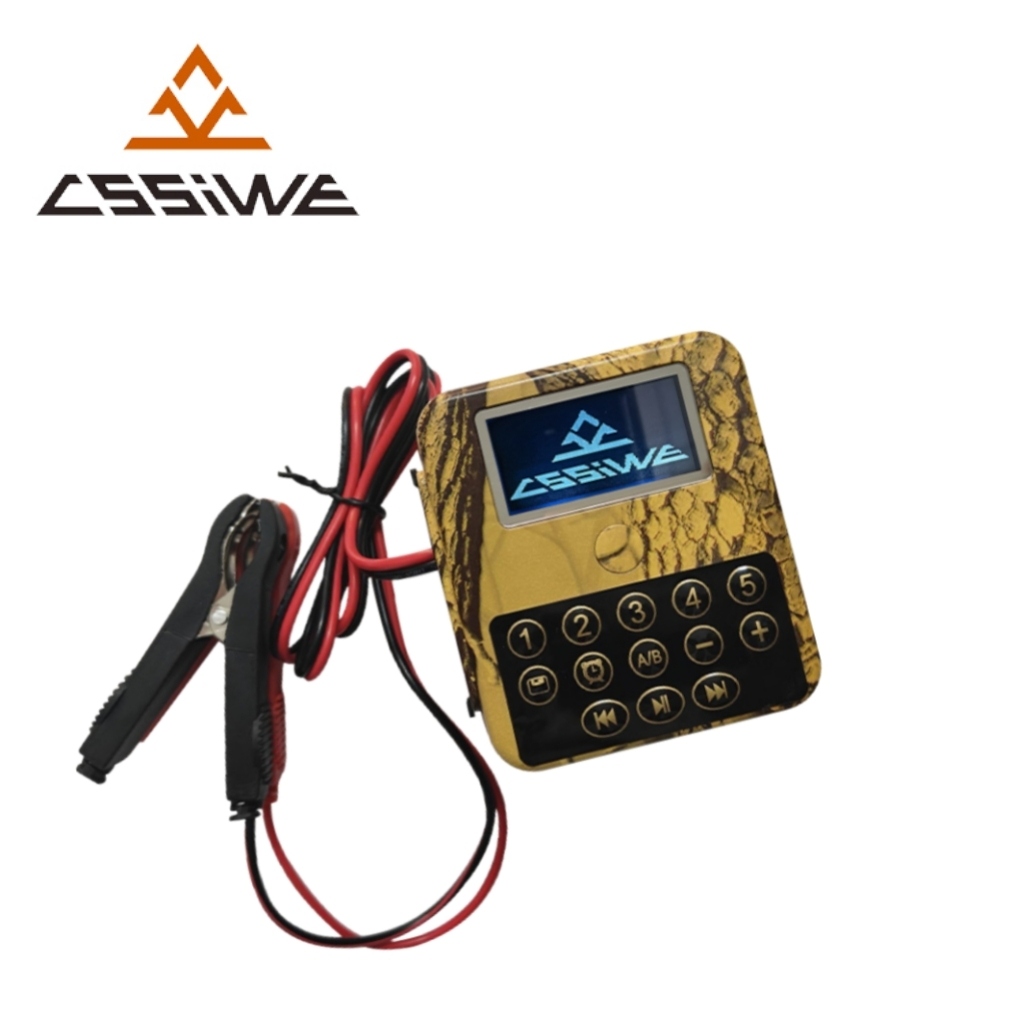 Cssiwe Hot Selling Factory Offer Digital Electronic Duck Speaker Mp3 Remote Control Sound Machine Bird Caller for Hunting CSW801